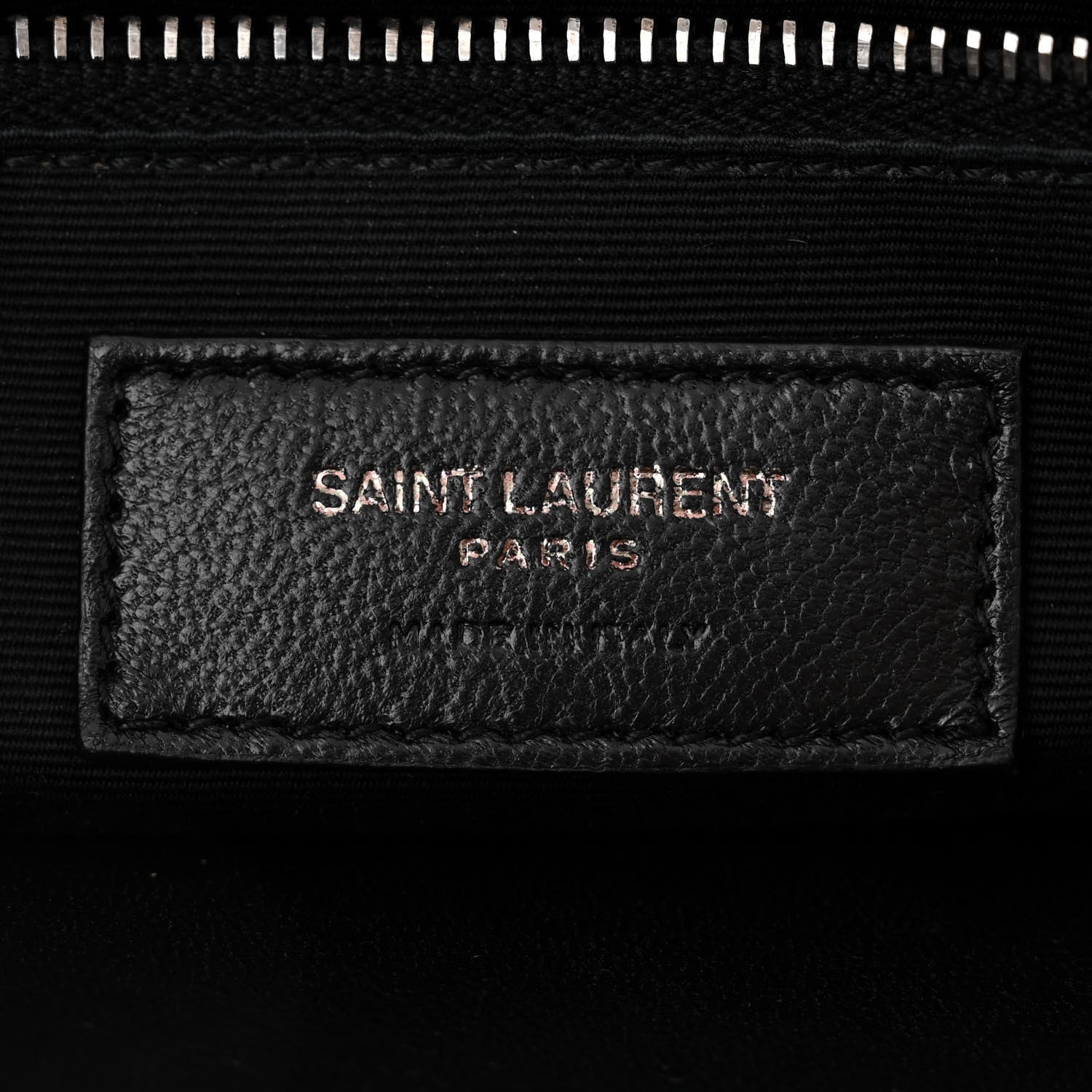 Saint Laurent Crinkled Calfskin Matelasse Monogram Medium Niki Chain Satchel Black 6 of 10