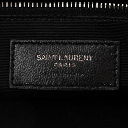 Saint Laurent Crinkled Calfskin Matelasse Monogram Medium Niki Chain Satchel Black 6 of 10