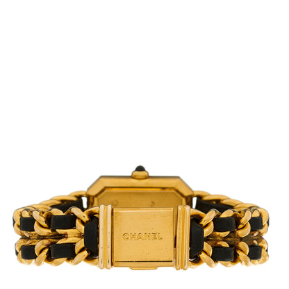 Chanel Stainless Steel Lambskin 20mm Chain Premiere Quartz Watch Gold M 3 of 4