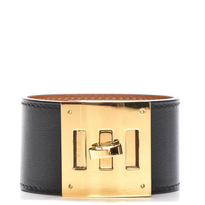 Hermes Chamonix Kelly Dog Bracelet Black 2 of 8
