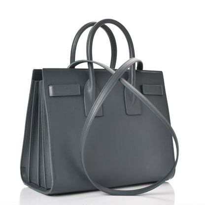 Saint Laurent Calfskin Small Classic Sac De Jour Petrol 4 of 11