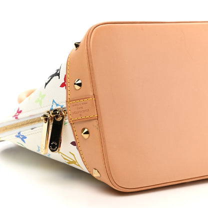 Louis Vuitton Monogram Multicolor Alma White 10 of 11