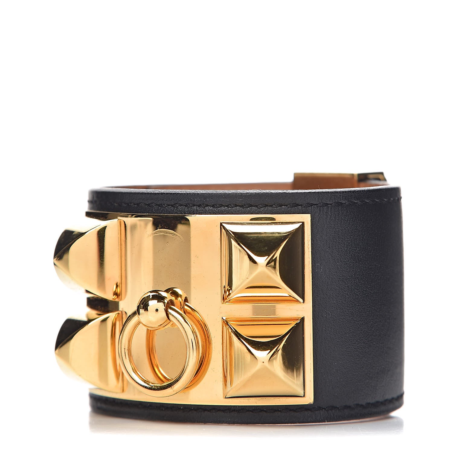 Hermes Chamonix Collier de Chien CDC Bracelet S Black 1 of 5