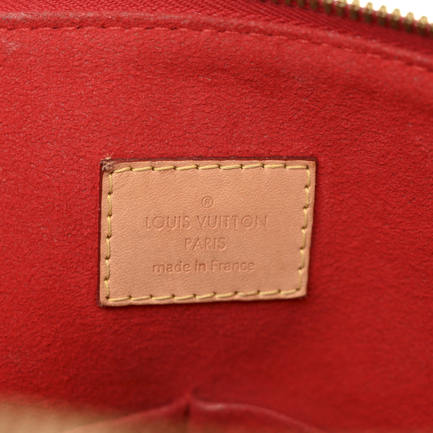 Monogram V Tote MM Cherry