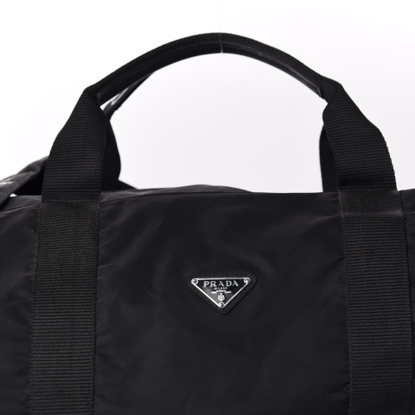 Tessuto Nylon Duffel Bag Black