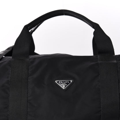 Prada Tessuto Nylon Duffel Bag Black 9 of 9