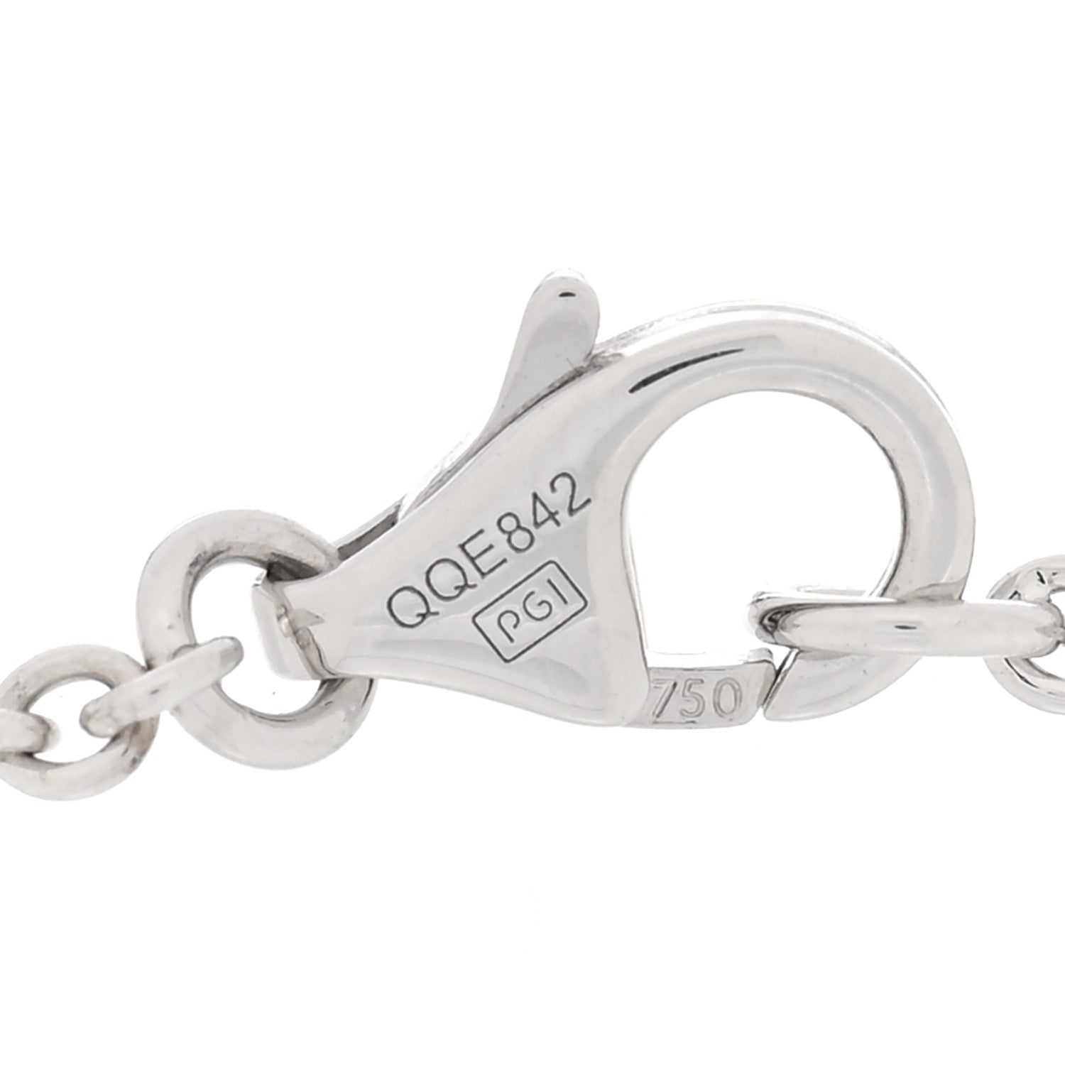 Cartier 18K White Gold Interlocking LOVE Bracelet 4 of 5