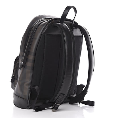 Burberry Smoked Check Backpack Black Brown 3 of 16