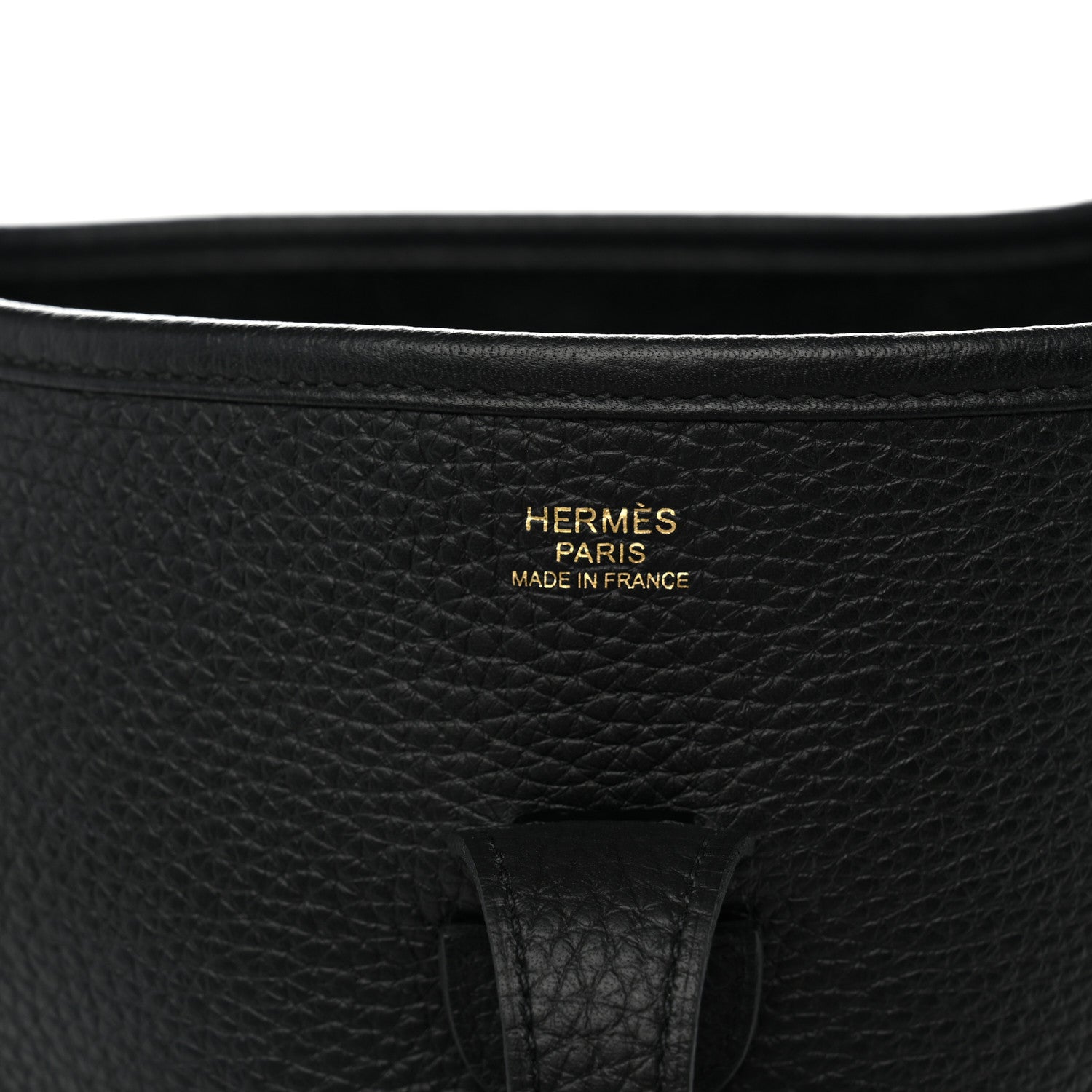 Hermes Taurillon Clemence Evelyne III PM Black 6 of 11