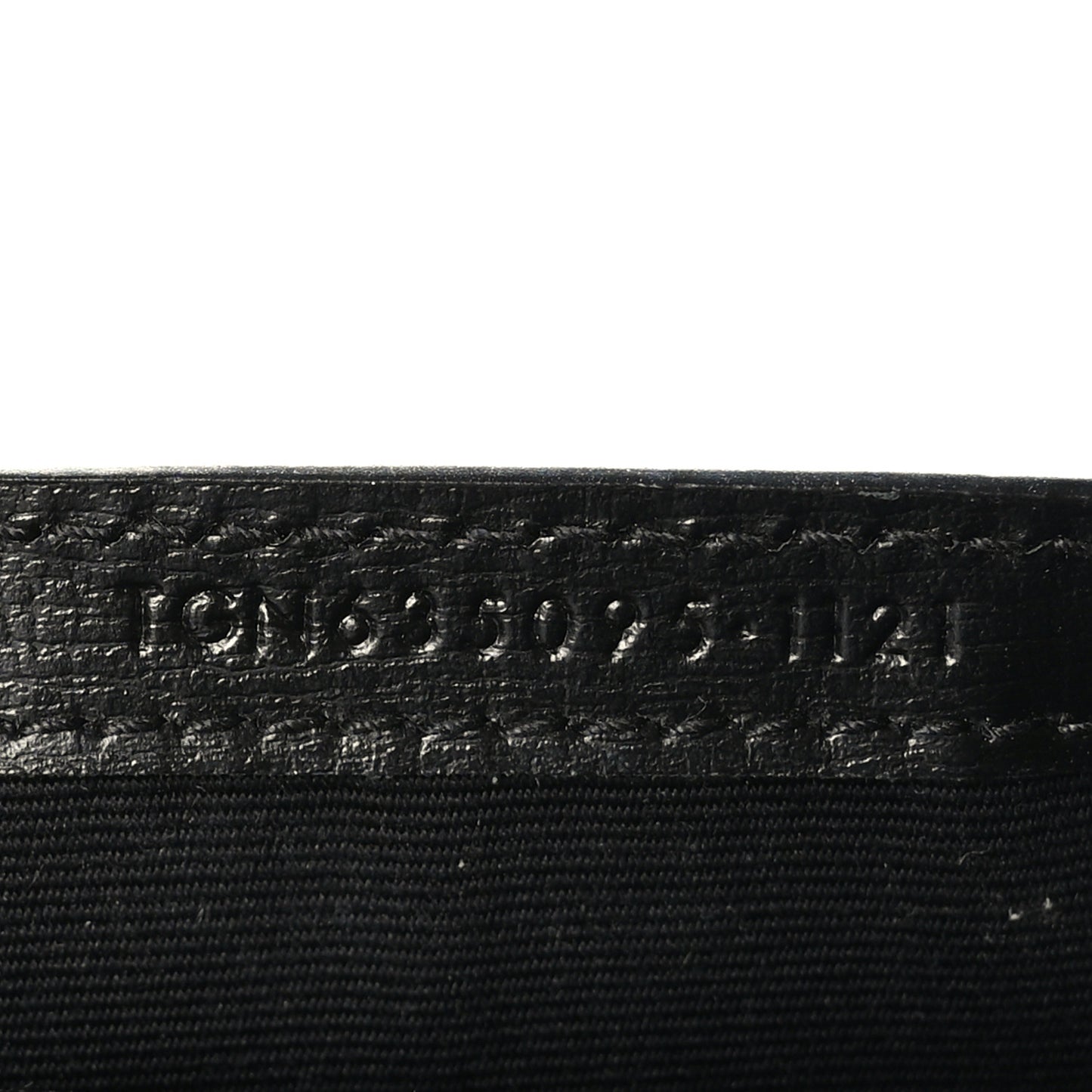 Grained Calfskin Monogram Phone Holder Crossbody Black