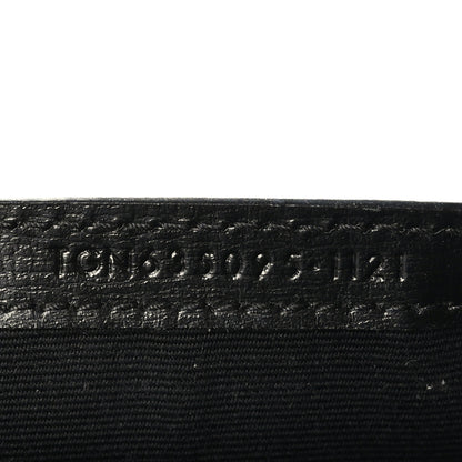 Saint Laurent Grained Calfskin Monogram Phone Holder Crossbody Black 7 of 10