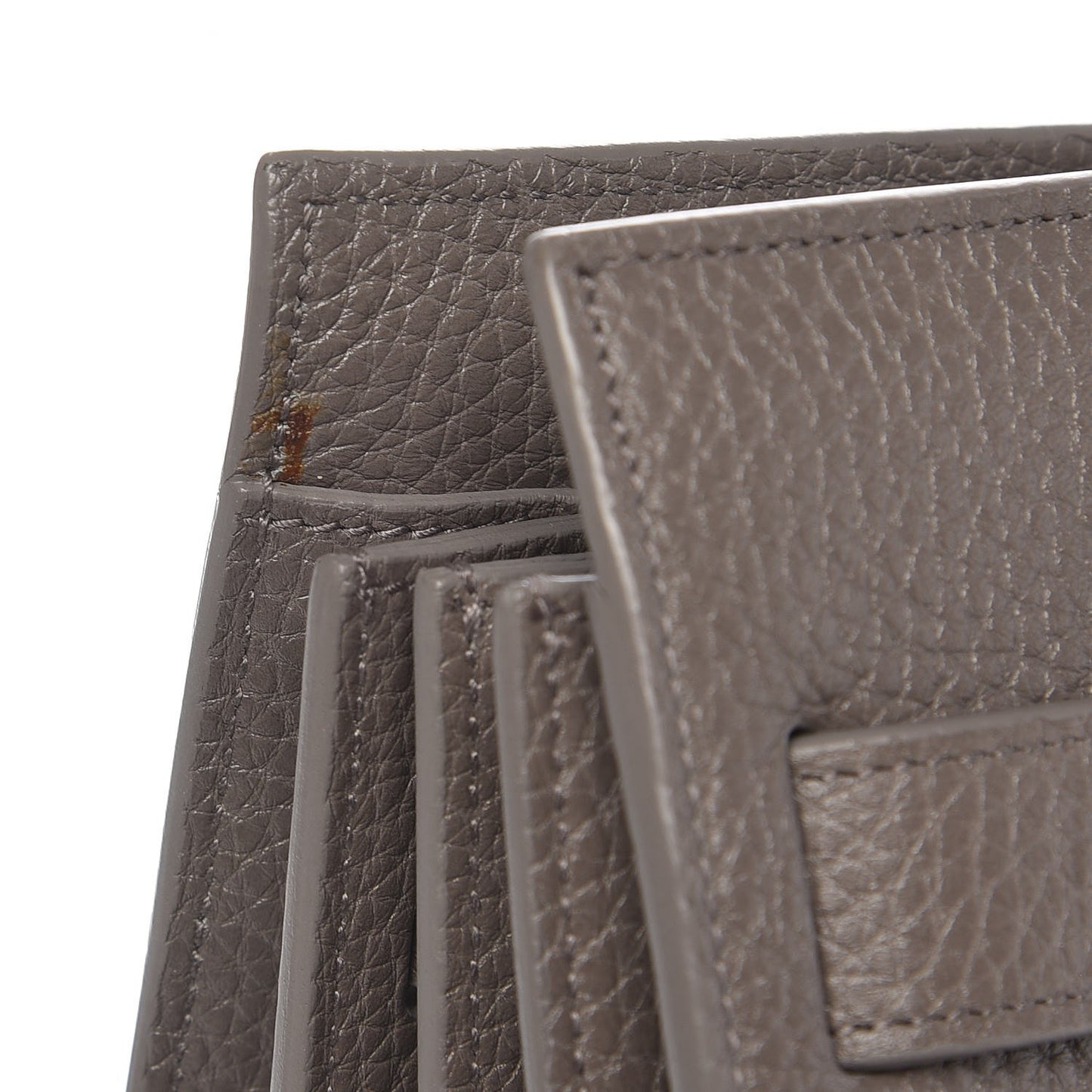 Grained Calfskin Small Sac De Jour Fog