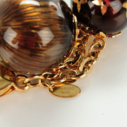 Louis Vuitton Monogram Ball Charm Key Chain Brown 5 of 5