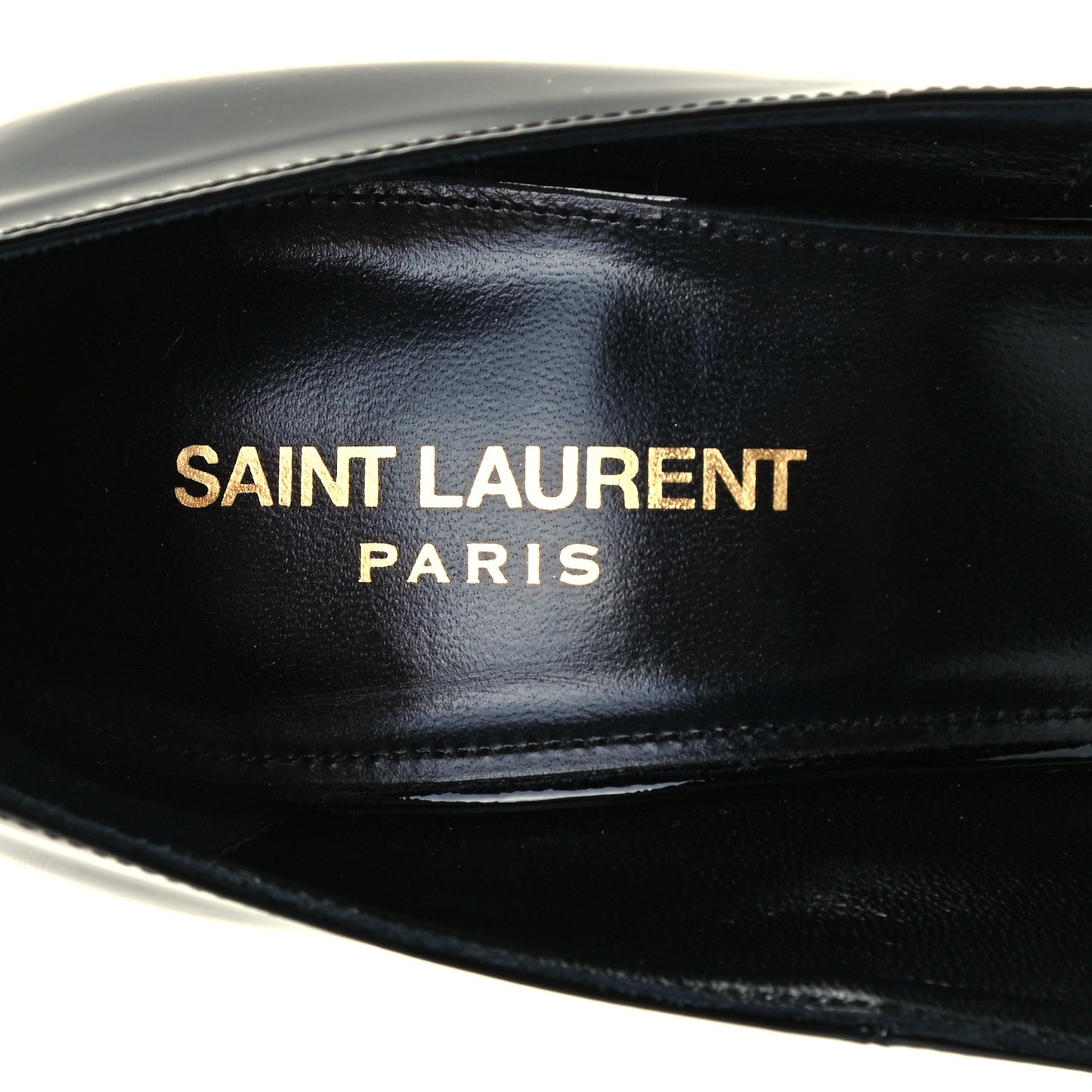 Patent Calfskin Opyum 110 Sandals 41 Black