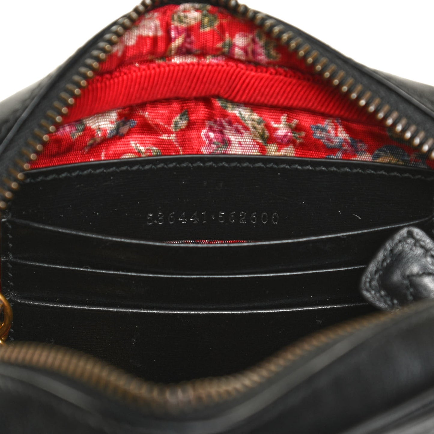 Calfskin Trapuntata Web Mini GG Shoulder Bag Black