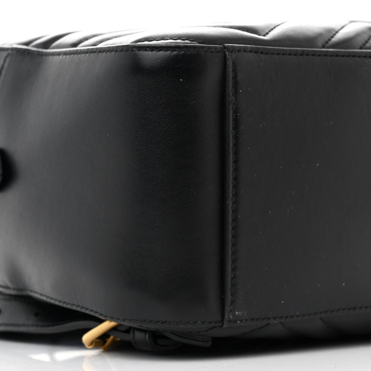 Calfskin Matelasse GG Marmont Dome Backpack Black