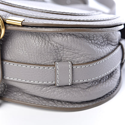 Chloe Calfskin Mini Marcie Round Crossbody Bag Cashmere Grey 10 of 10