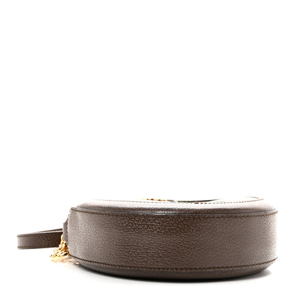 Gucci GG Supreme Monogram Web Mini Ophidia Round Shoulder Bag Brown 4 of 10