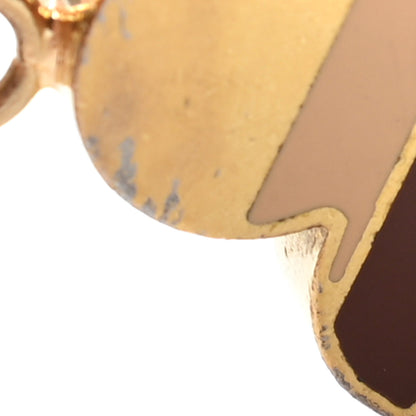 Louis Vuitton Stripes Flowers Bag Charm Key Holder 4 of 4