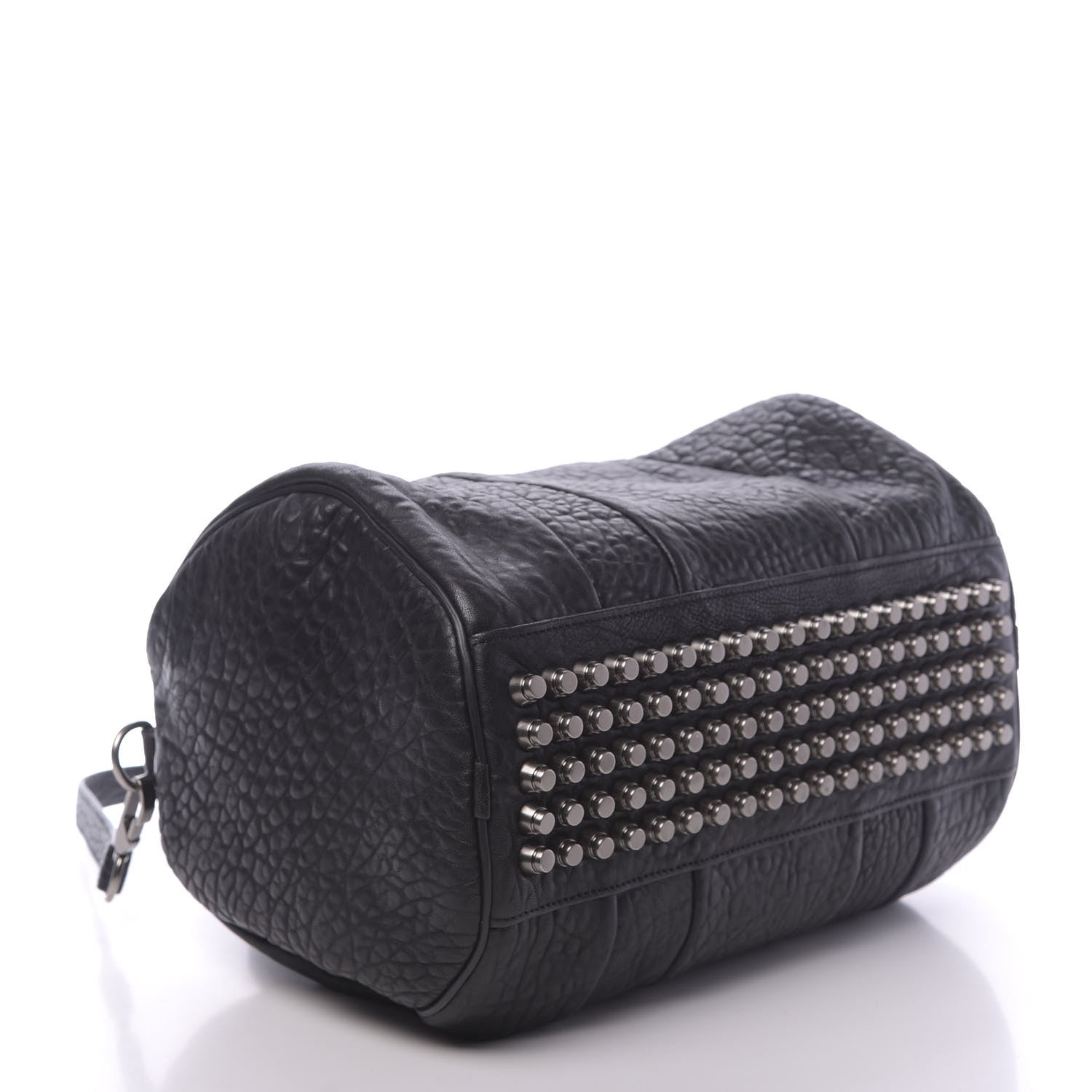 Alexander Wang Pebbled Lambskin Rocco Black Nickel Hardware 3 of 11