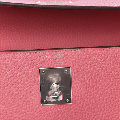 Hermes Taurillon Clemence Kelly Retourne 28 Rose Azalee 5 of 9