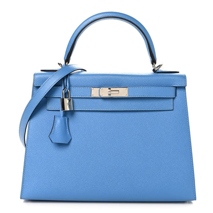 Hermes Epsom Kelly Sellier 28 Bleu Paradise 1 of 13