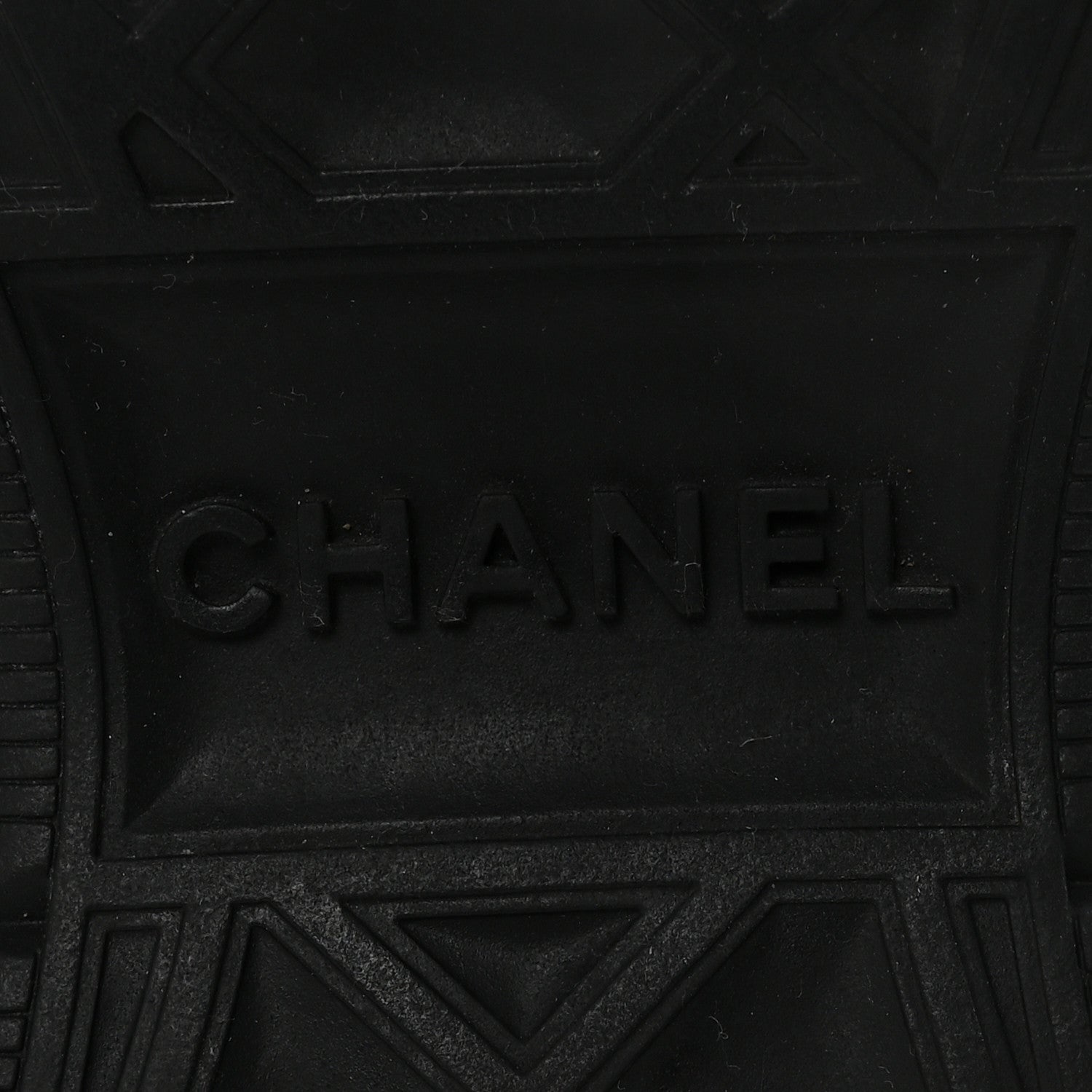 Chanel Velvet Calfskin Mixed Fibers CC Sneakers 36.5 Black 7 of 10