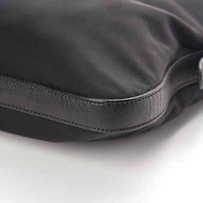 Prada Tessuto Nylon Saffiano Flat Messenger Bag Black 15 of 15