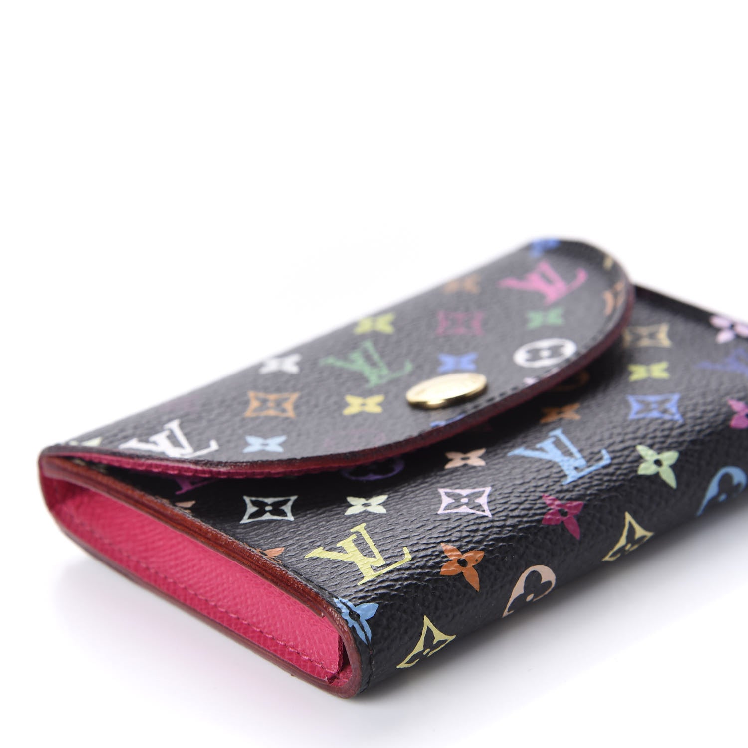 Louis Vuitton Monogram Multicolor Business Card Holder Black Grenade 6 of 9