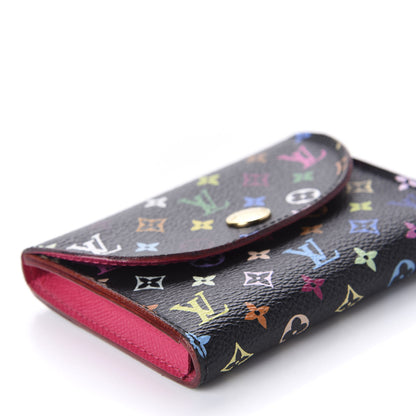 Louis Vuitton Monogram Multicolor Business Card Holder Black Grenade 6 of 9