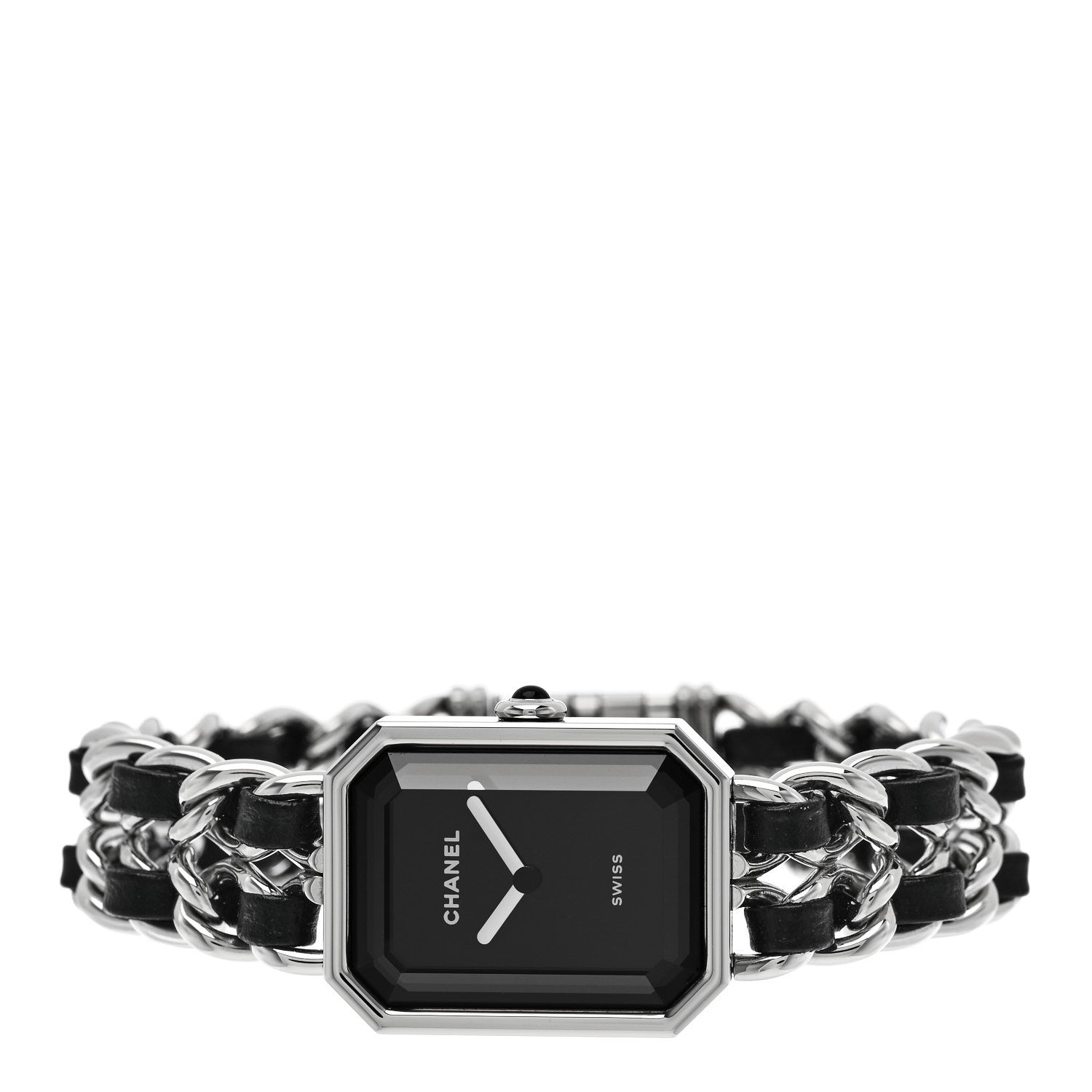 Chanel Stainless Steel Lambskin 20mm Chain Premiere Quartz Watch 2 of 5