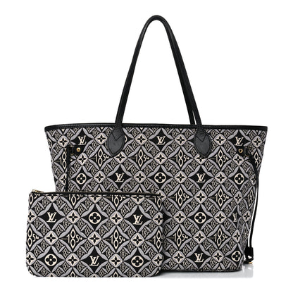 Louis Vuitton Jacquard Since 1854 Neverfull MM Grey 1 of 11