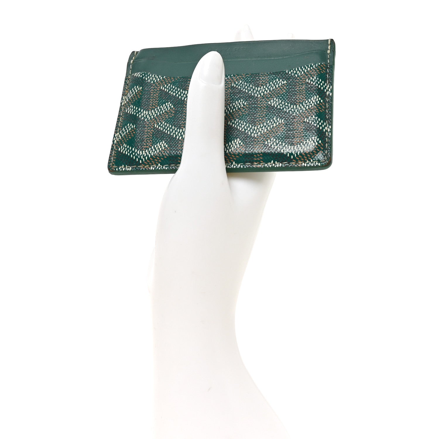 Goyard Goyardine Saint Sulpice Card Holder Green 2 of 7