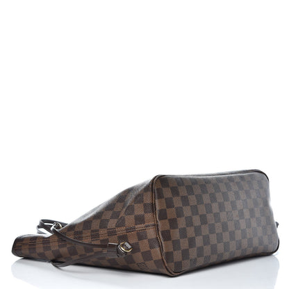 Louis Vuitton Damier Ebene Neo Neverfull MM Rose Ballerine 4 of 15