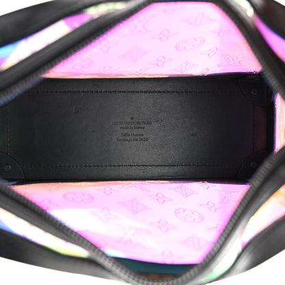 Louis Vuitton Calfskin PVC Monogram Solar Ray Soft Trunk Iridescent Prism Black 5 of 11
