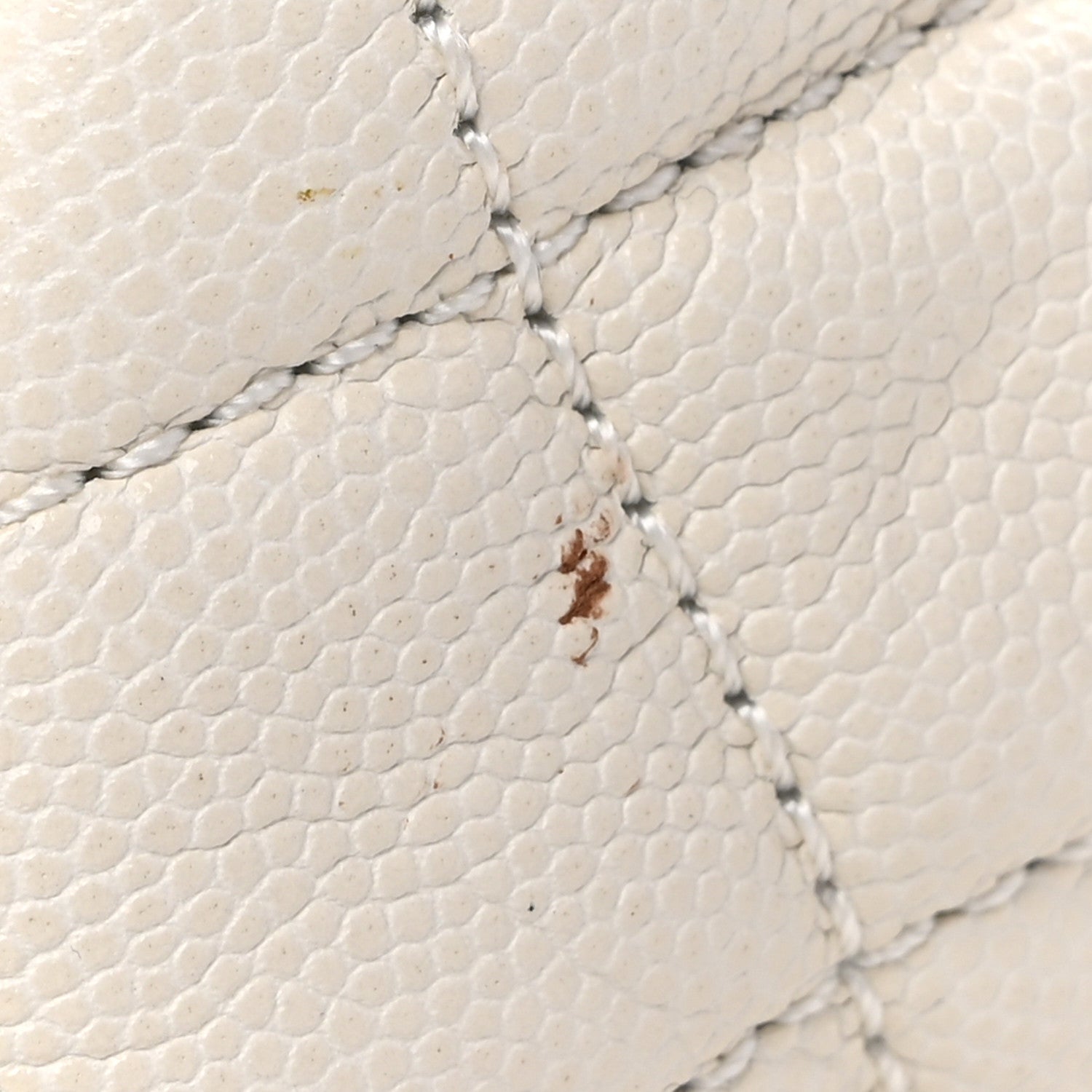 Chanel Caviar Quilted Small Coco Handle Flap White 11 of 11