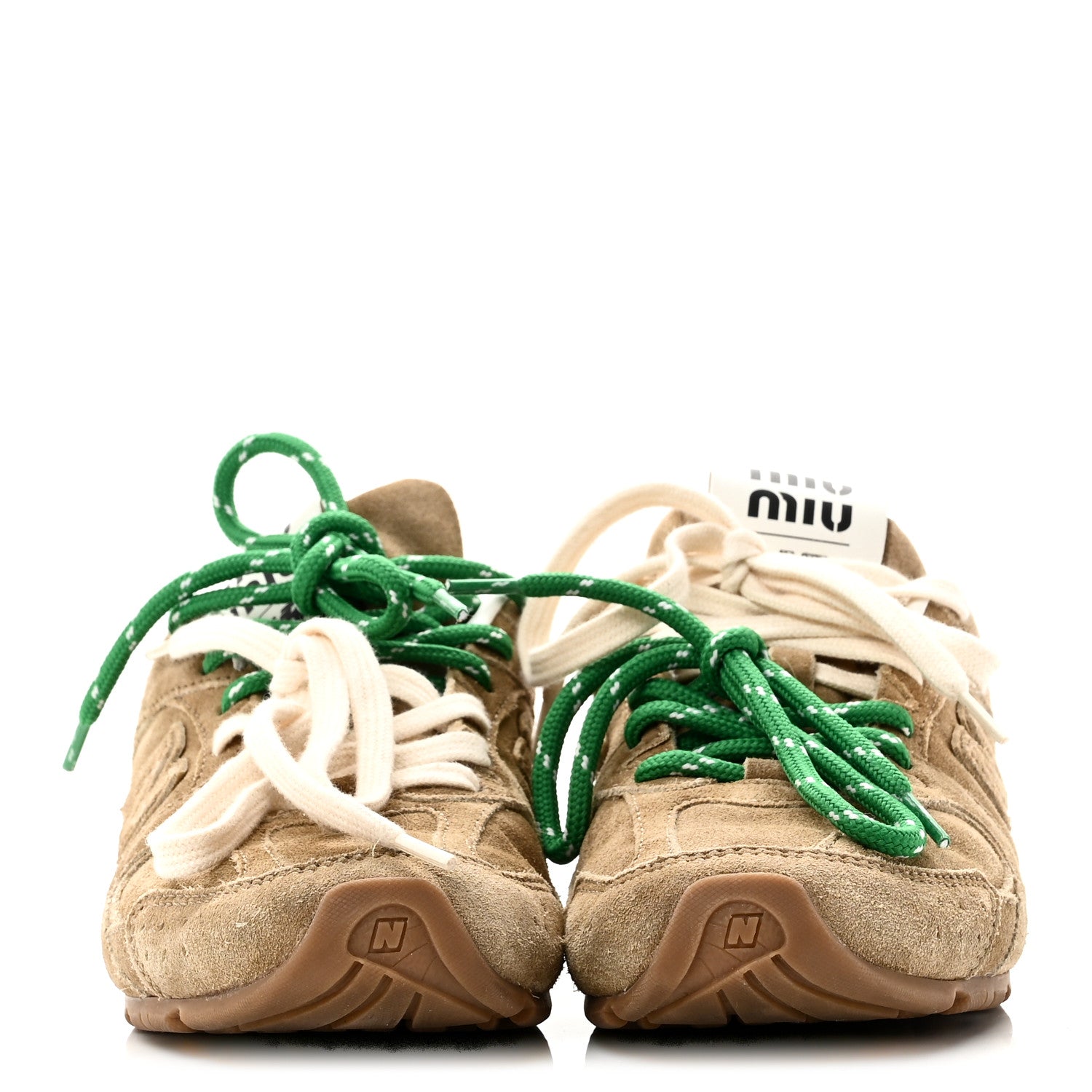 Miu Miu X NEW BALANCE Suede 530 SL Sneakers 37 Ecru 1862578