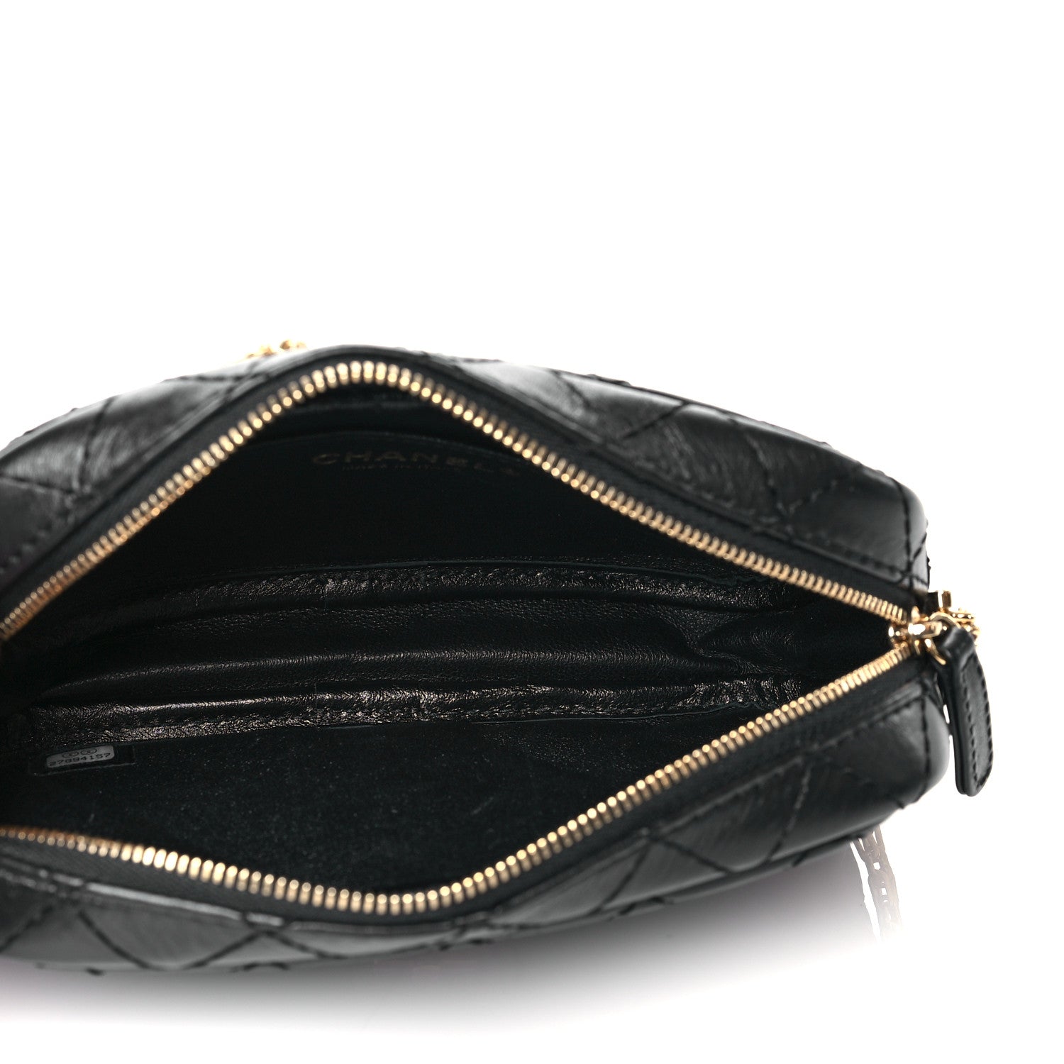 Chanel Aged Calfskin Quilted Mini Reissue Camera Case Black 5 of 10