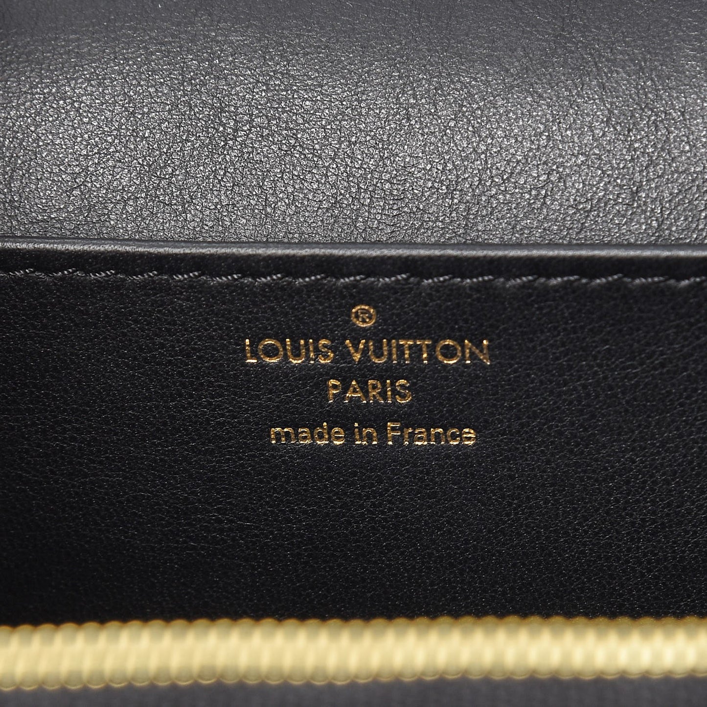 Grained Calfskin Vivienne NM Black