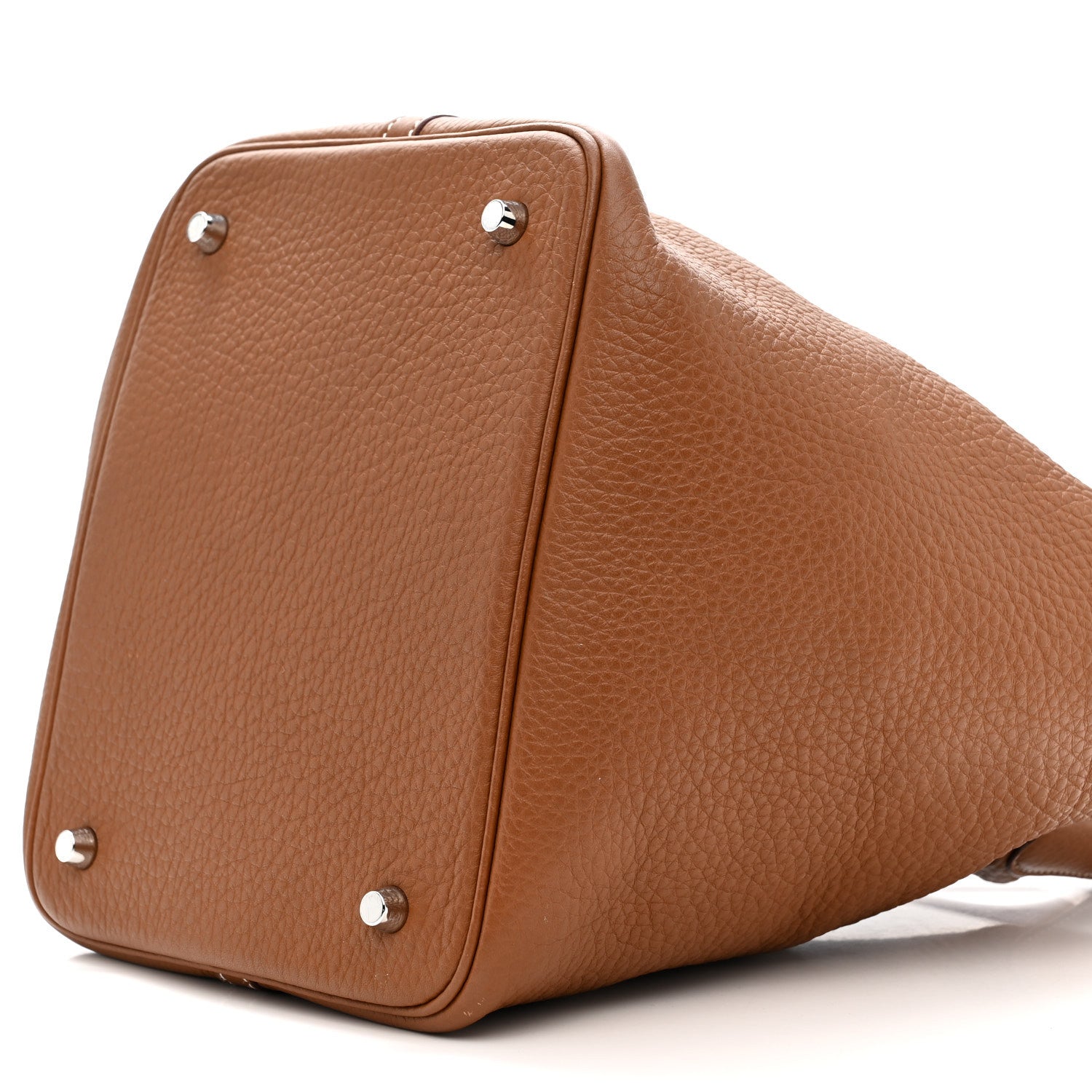 Hermes Taurillon Clemence Picotin Lock 22 MM Gold 9 of 9