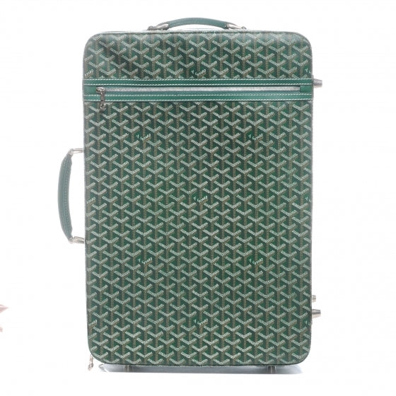Goyard Goyardine Rolling Suitcase Trolley PM Green 1 of 11
