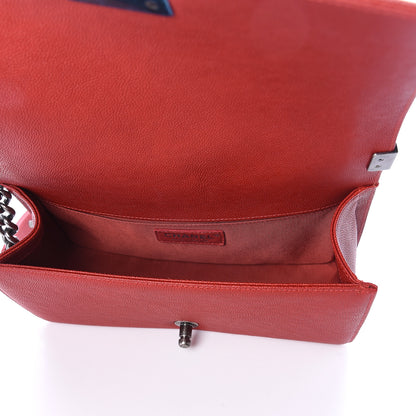 Chanel Caviar Quilted Medium Boy Flap Red 4 of 9