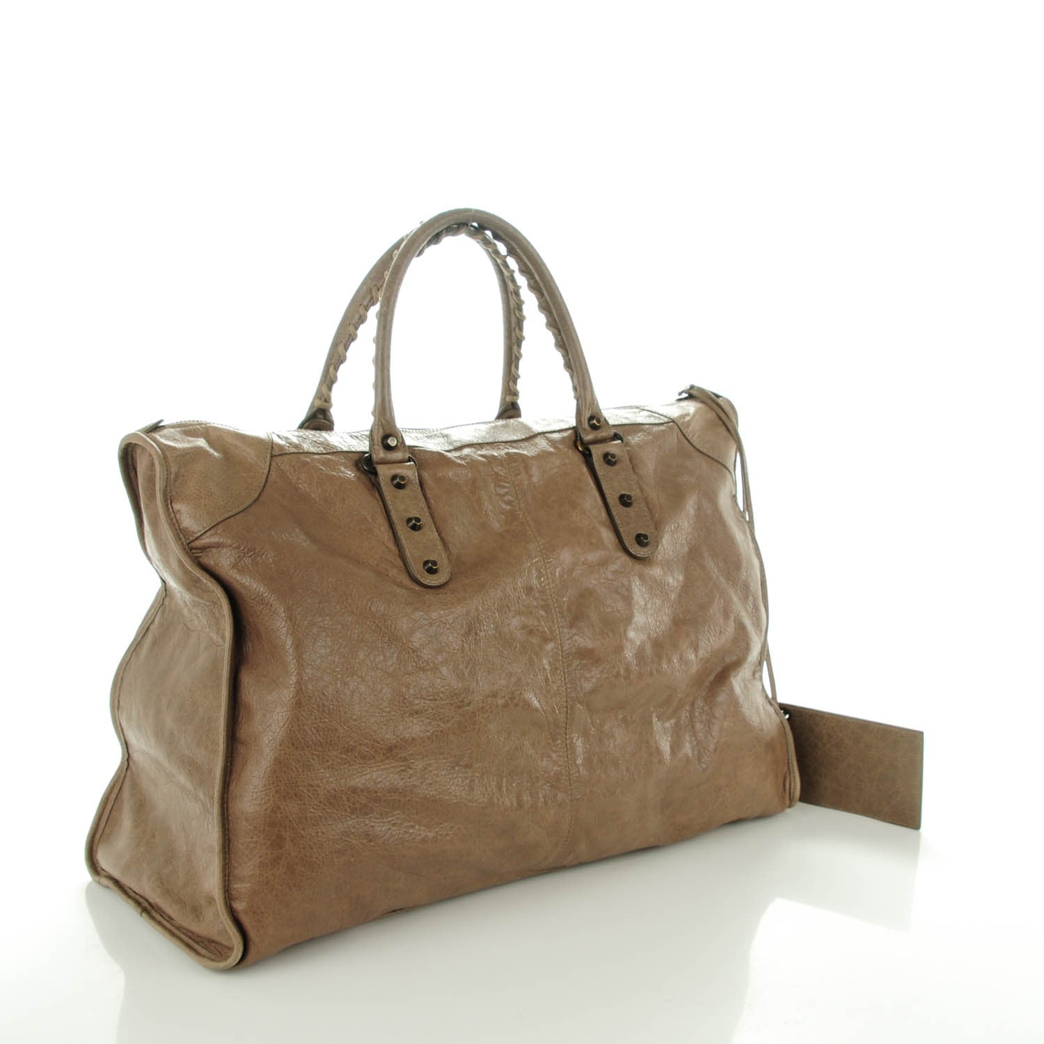 Balenciaga Agneau Classic Hardware Weekender Gris Poivre 3 of 9