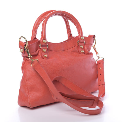 Balenciaga Agneau Giant 12 Gold Hardware Town Rose Corail 3 of 13