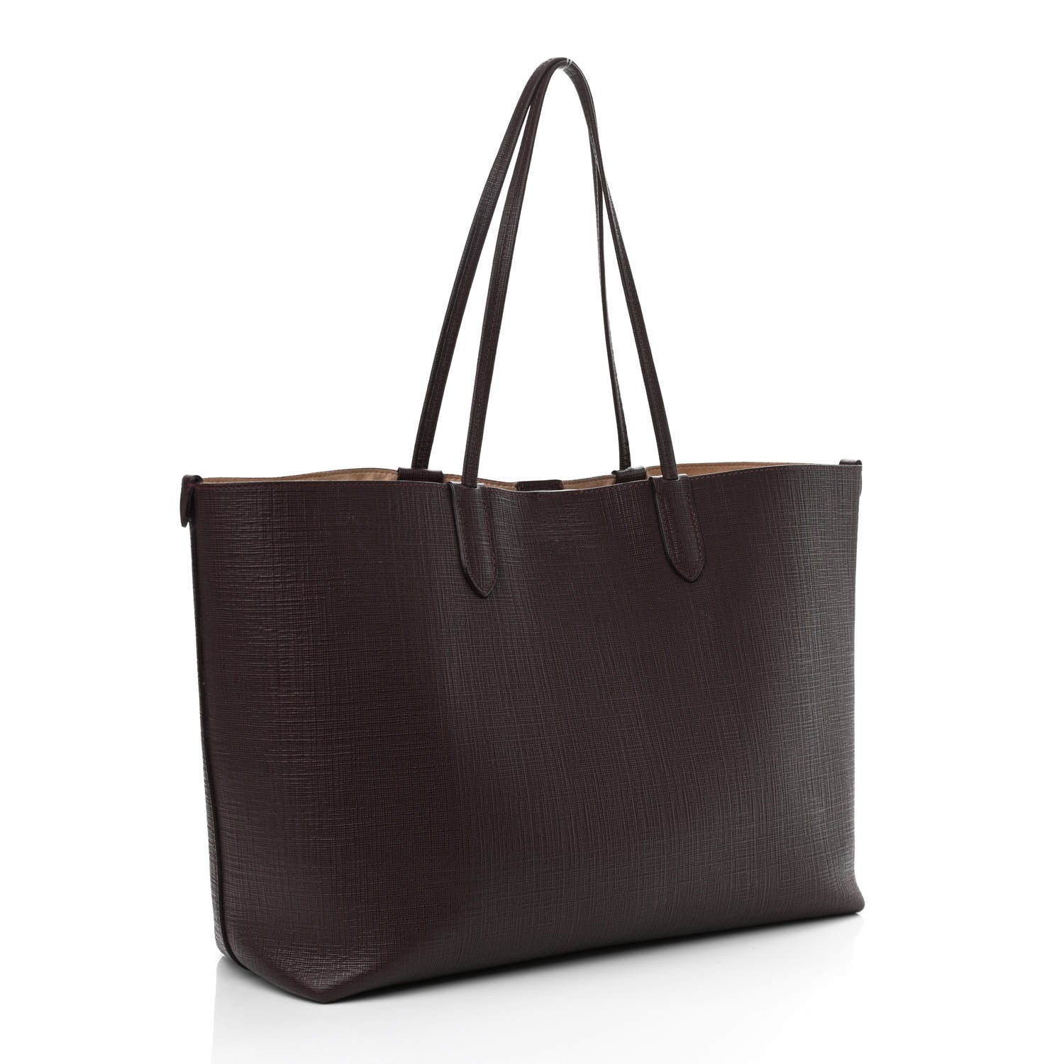 Alexander McQueen Saffiano Shopper Tote Burgundy 4 of 17