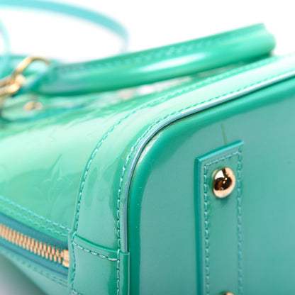 Louis Vuitton Vernis Alma BB Blue Lagon 16 of 26