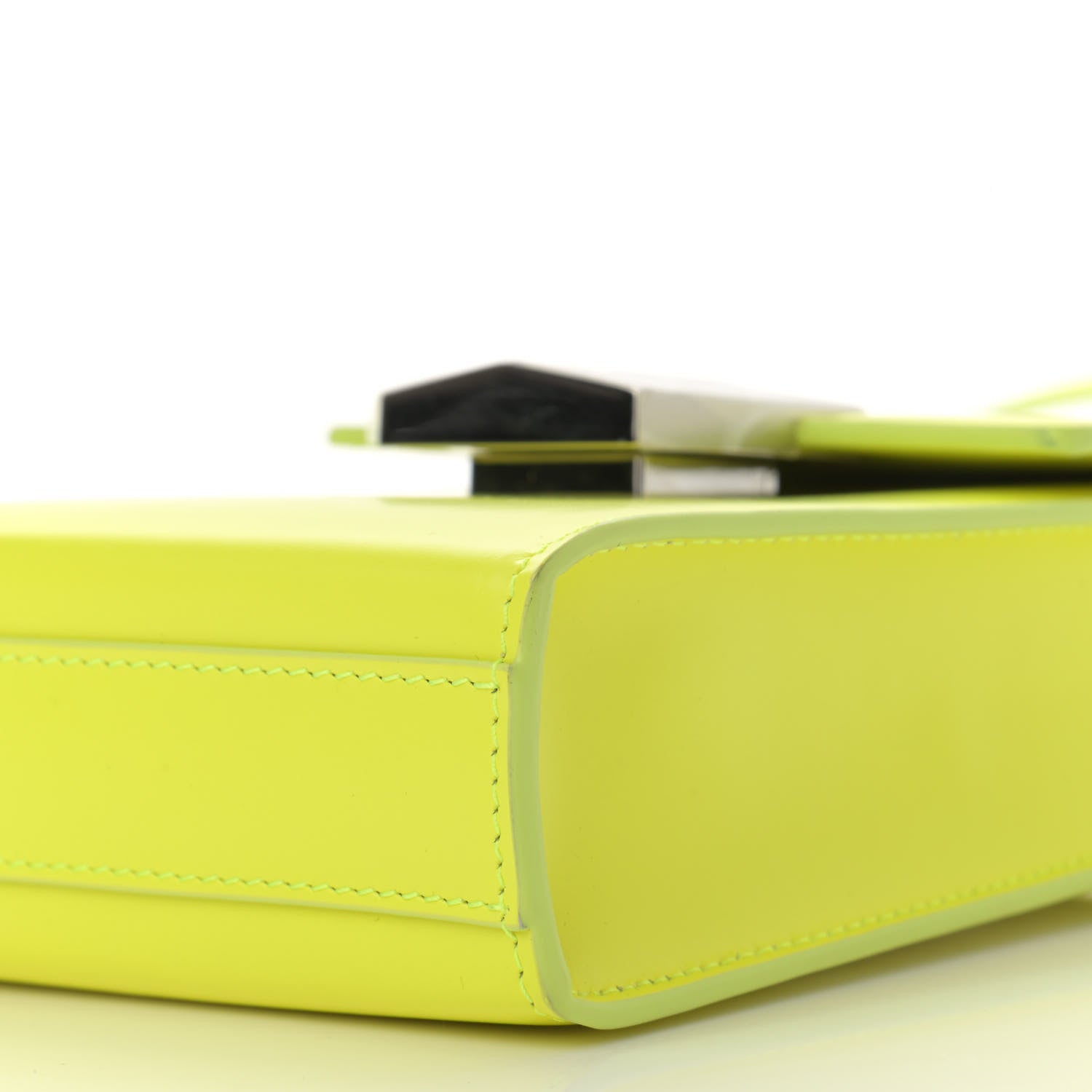 Givenchy Box Calfskin Mini 4G Vertical Bag Fluo Yellow 9 of 13