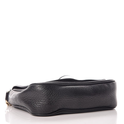 Gucci Pebbled Calfskin Small Soho Flap Crossbody Black 4 of 13
