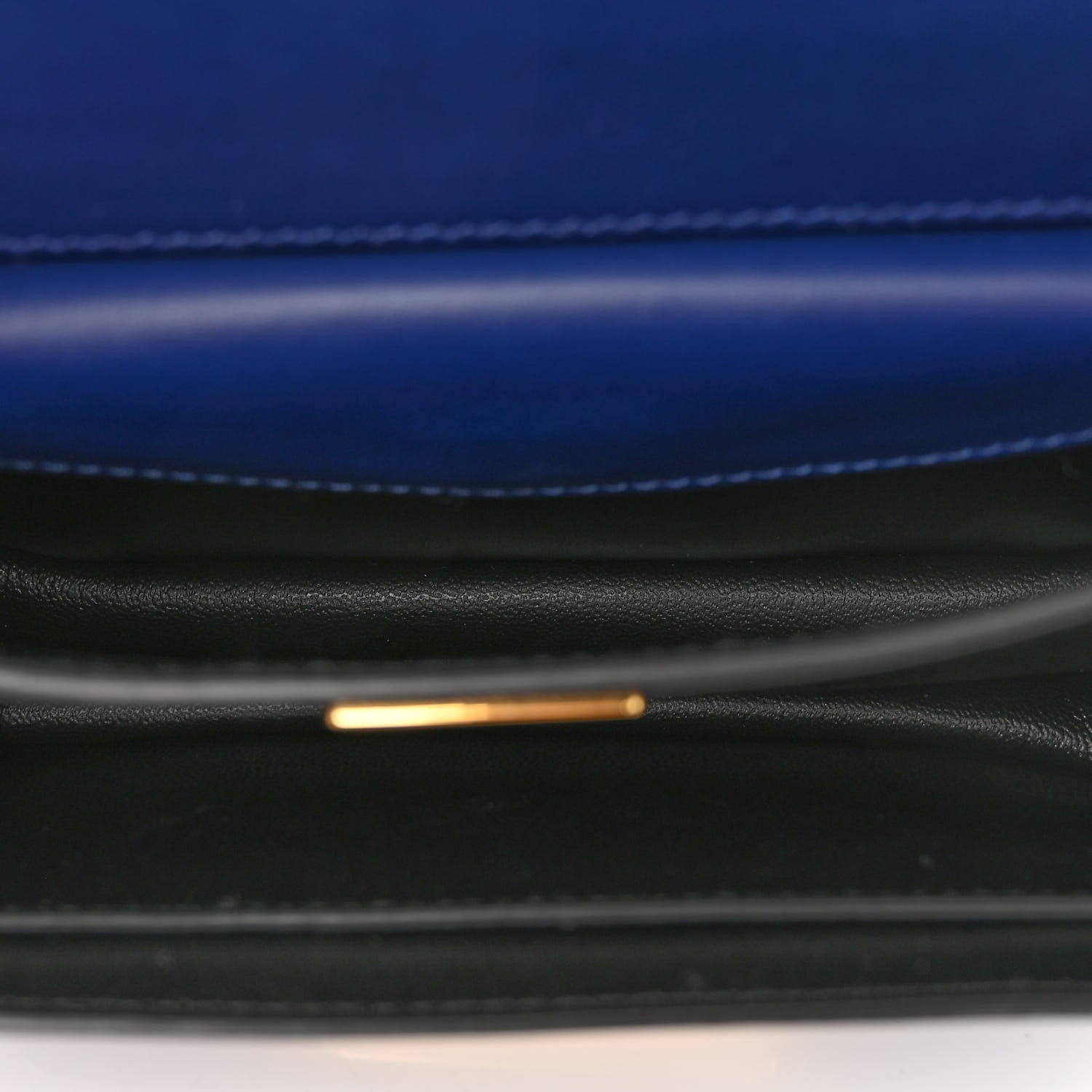 Prada City Calf Saffiano Cahier Bag Bluette Black 4 of 8