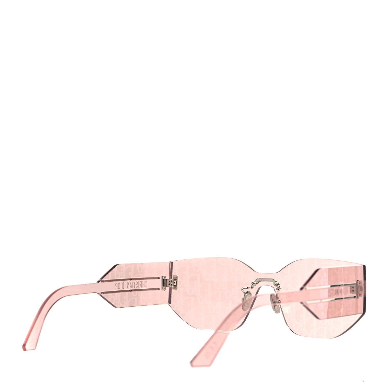 Christian Dior Acetate Oblique DiorClub Shield Sunglasses M6U Pink 3 of 7